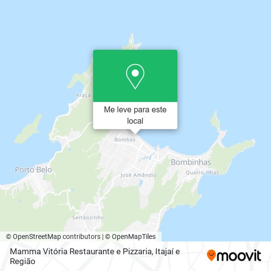 Mamma Vitória Restaurante e Pizzaria mapa