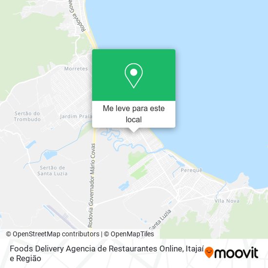 Foods Delivery Agencia de Restaurantes Online mapa
