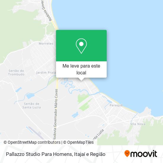 Pallazzo Studio Para Homens mapa