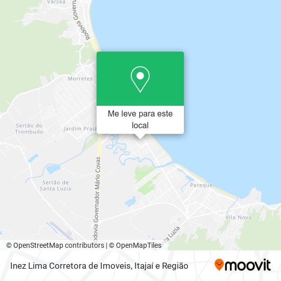 Inez Lima Corretora de Imoveis mapa