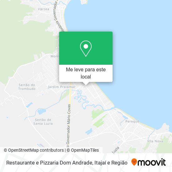 Restaurante e Pizzaria Dom Andrade mapa