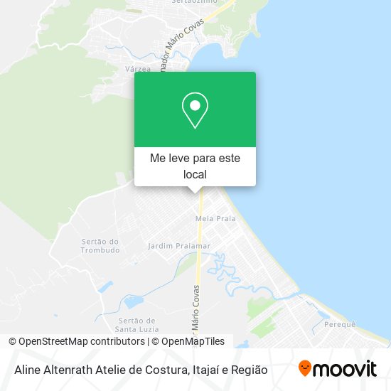 Aline Altenrath Atelie de Costura mapa