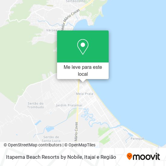 Itapema Beach Resorts by Nobile mapa