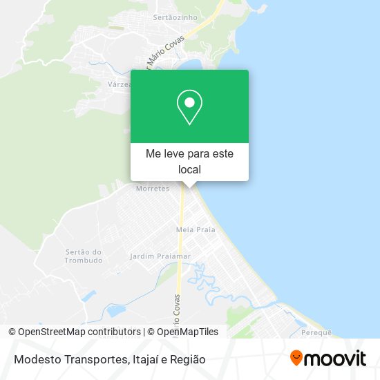 Modesto Transportes mapa