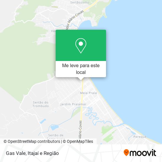 Gas Vale mapa