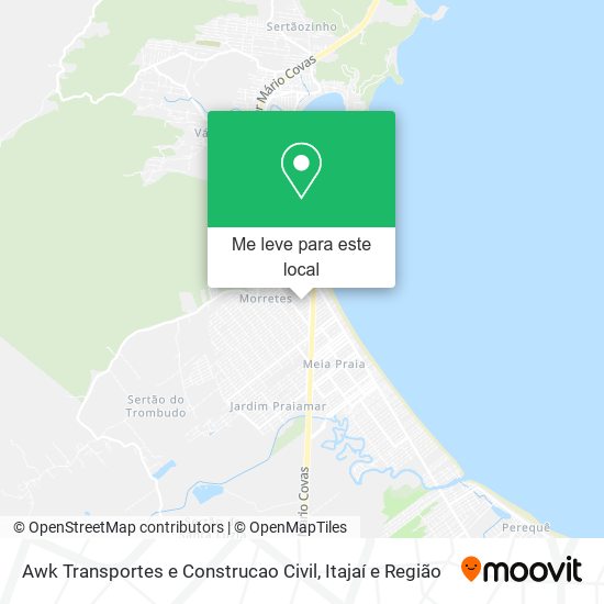 Awk Transportes e Construcao Civil mapa