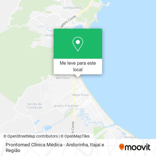 Prontomed Clínica Médica - Andorinha mapa