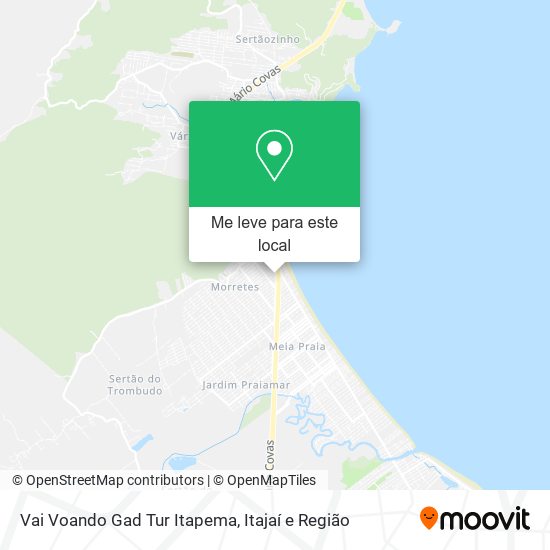 Vai Voando Gad Tur Itapema mapa