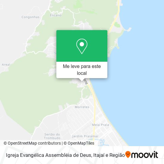 Igreja Evangélica Assembléia de Deus mapa