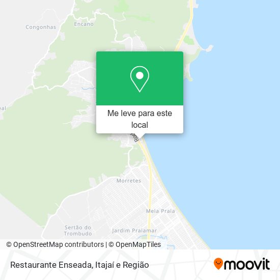 Restaurante Enseada mapa