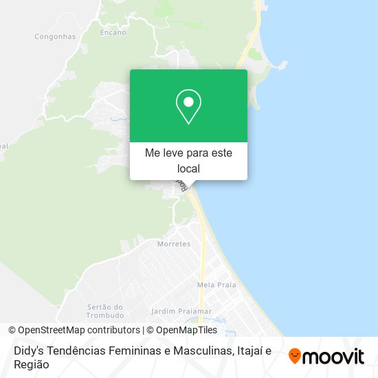 Didy's Tendências Femininas e Masculinas mapa