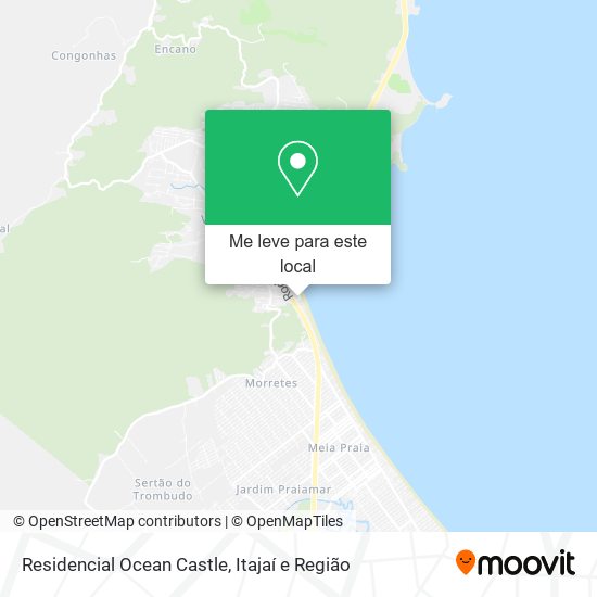 Residencial Ocean Castle mapa