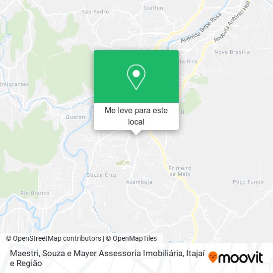 Maestri, Souza e Mayer Assessoria Imobiliária mapa