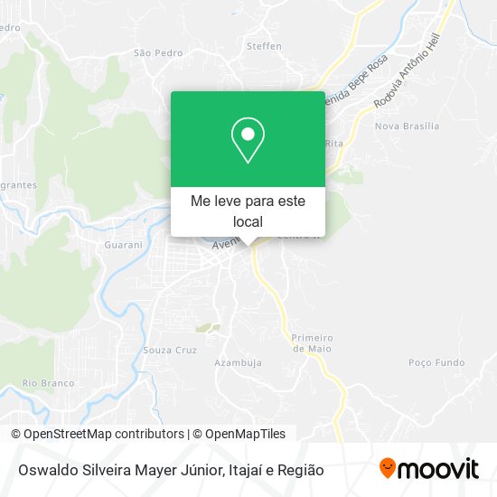 Oswaldo Silveira Mayer Júnior mapa