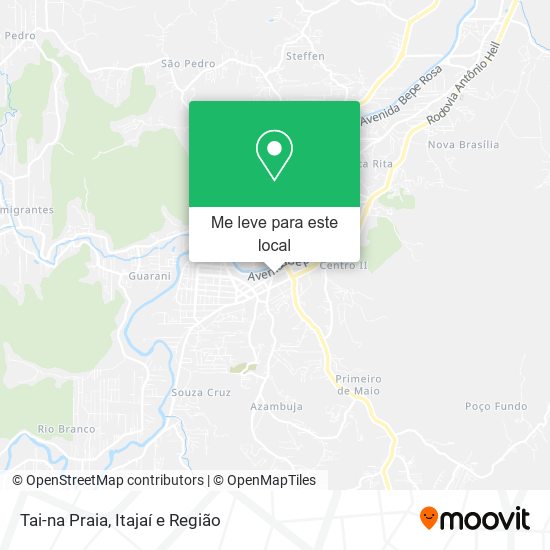 Tai-na Praia mapa