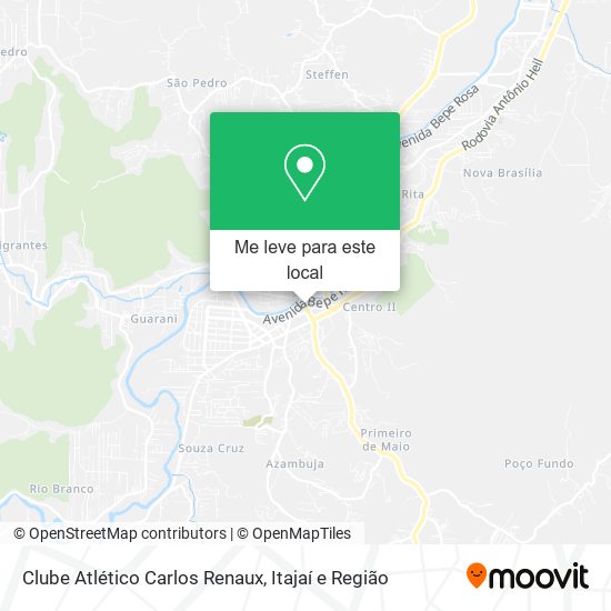 Clube Atlético Carlos Renaux mapa