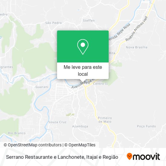 Serrano Restaurante e Lanchonete mapa