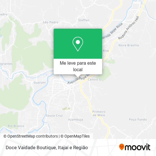Doce Vaidade Boutique mapa