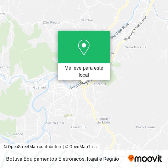 Botuva Equipamentos Eletrônicos mapa
