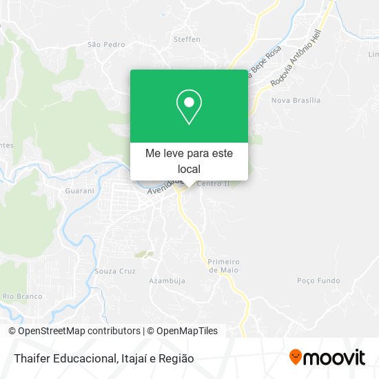 Thaifer Educacional mapa