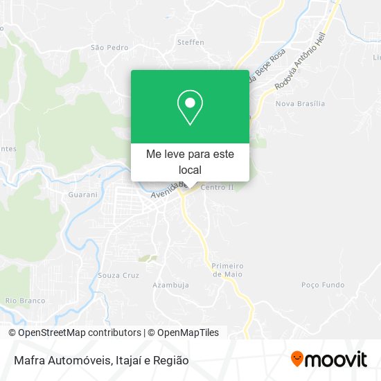 Mafra Automóveis mapa