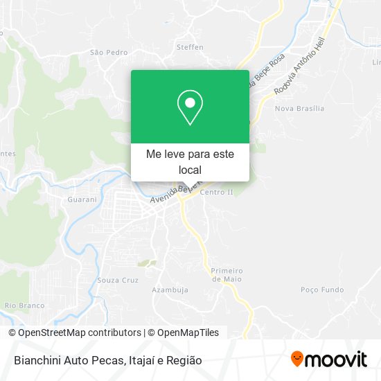 Bianchini Auto Pecas mapa