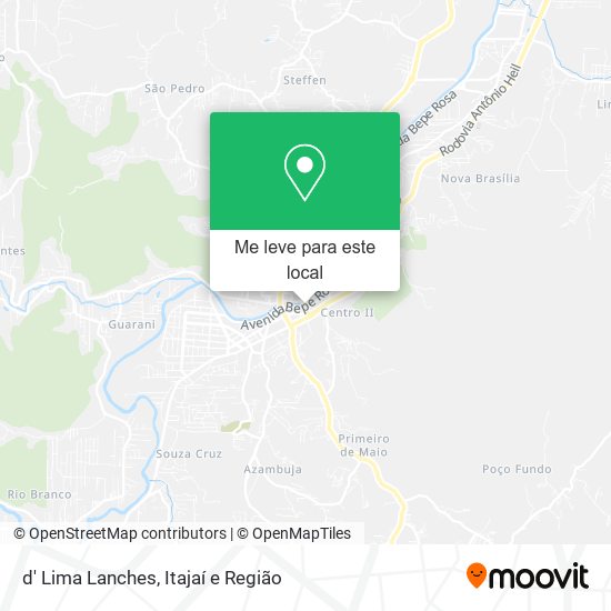 d' Lima Lanches mapa