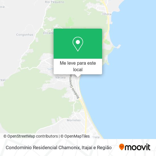 Condomínio Residencial Chamonix mapa
