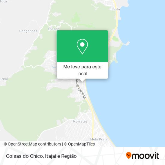 Coisas do Chico mapa