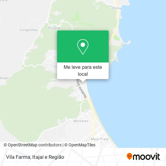 Vila Farma mapa