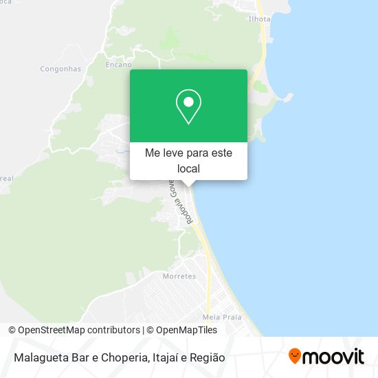 Malagueta Bar e Choperia mapa