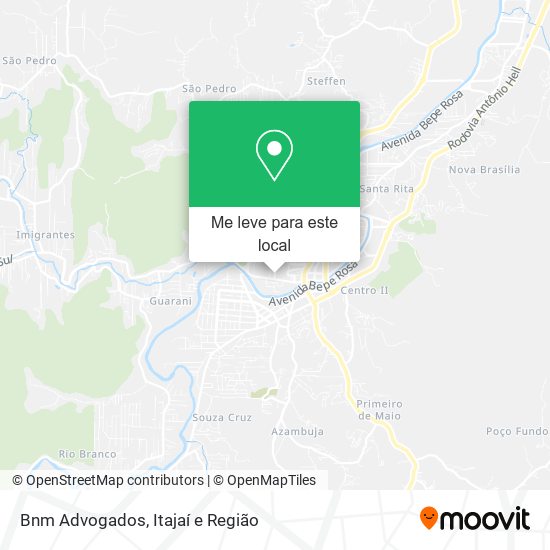 Bnm Advogados mapa