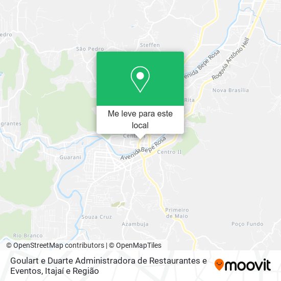 Goulart e Duarte Administradora de Restaurantes e Eventos mapa
