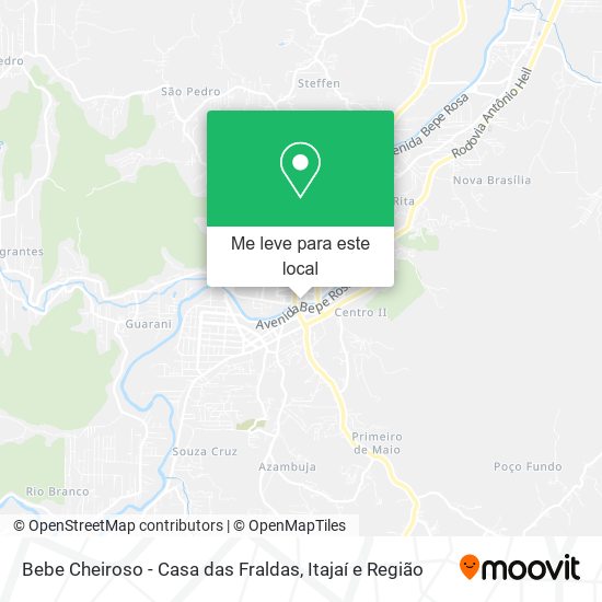 Bebe Cheiroso - Casa das Fraldas mapa