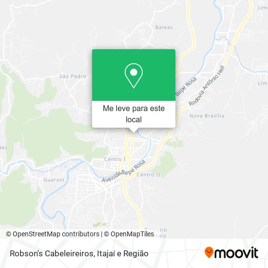 Robson's Cabeleireiros mapa