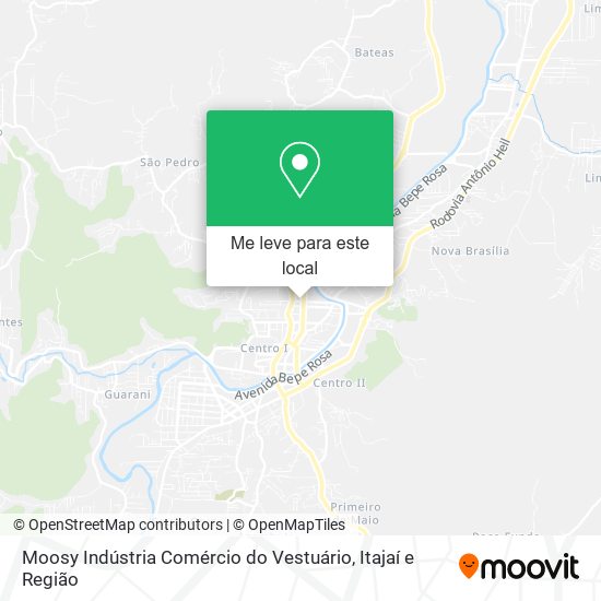 Moosy Indústria Comércio do Vestuário mapa