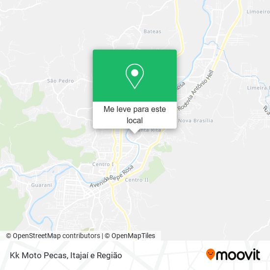 Kk Moto Pecas mapa
