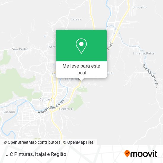 J C Pinturas mapa