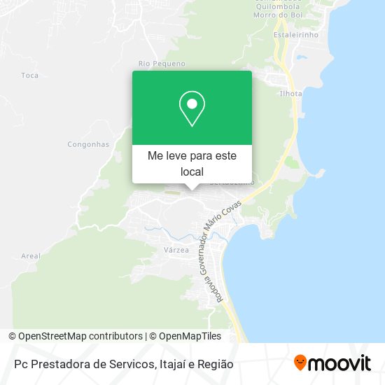 Pc Prestadora de Servicos mapa