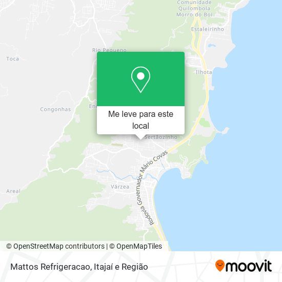 Mattos Refrigeracao mapa