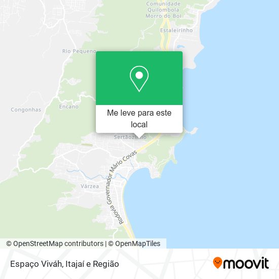 Espaço Viváh mapa