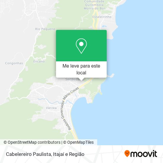 Cabelereiro Paulista mapa