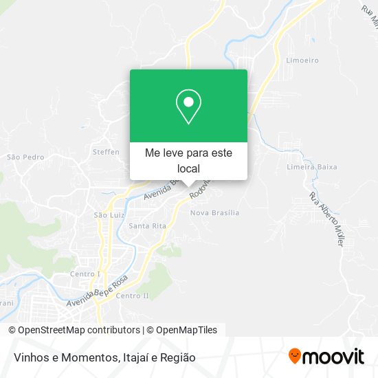 Vinhos e Momentos mapa