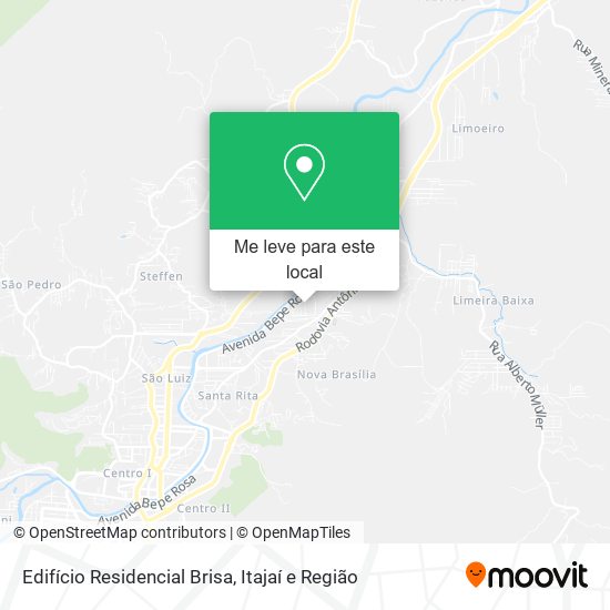 Edifício Residencial Brisa mapa