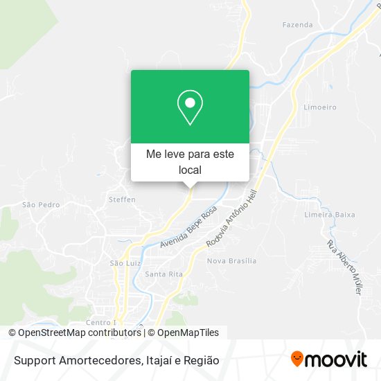 Support Amortecedores mapa