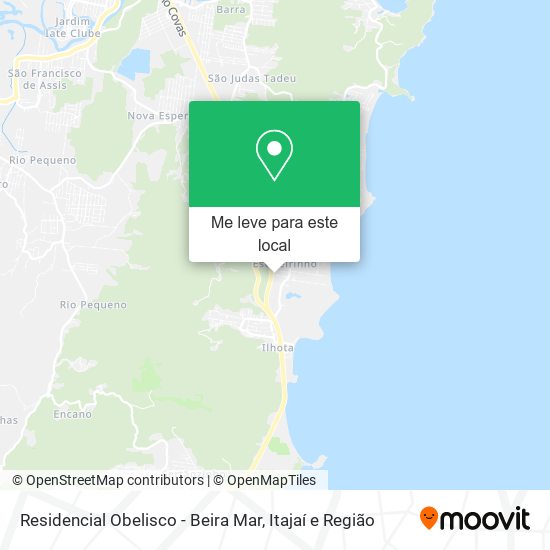 Residencial Obelisco - Beira Mar mapa