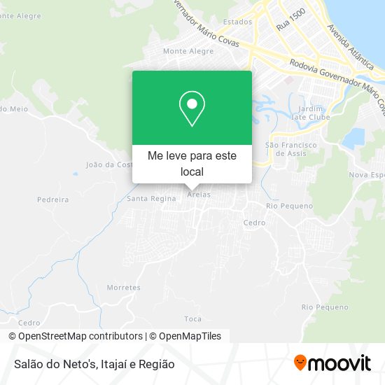 Salão do Neto's mapa
