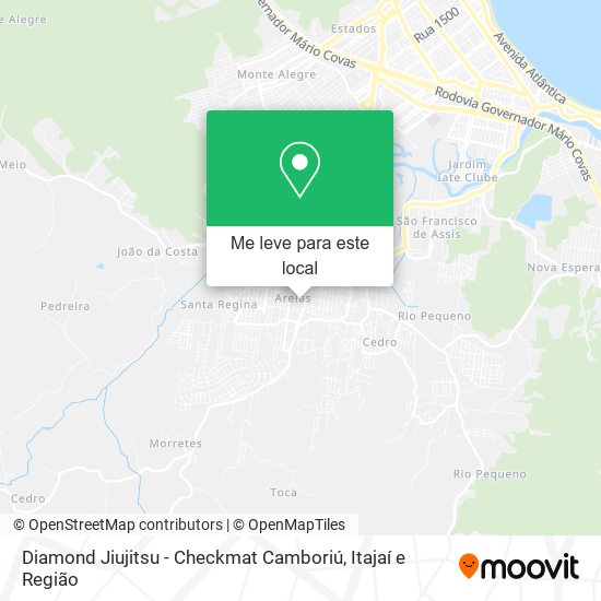 Diamond Jiujitsu - Checkmat Camboriú mapa