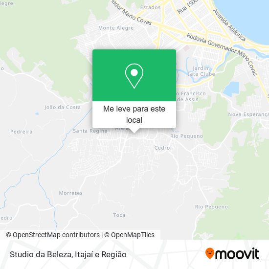 Studio da Beleza mapa