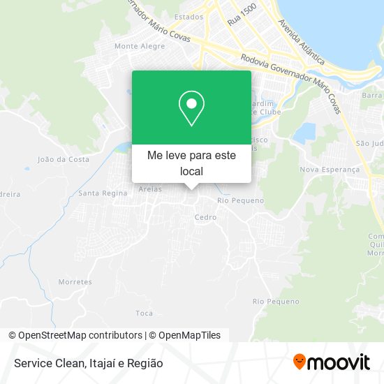 Service Clean mapa